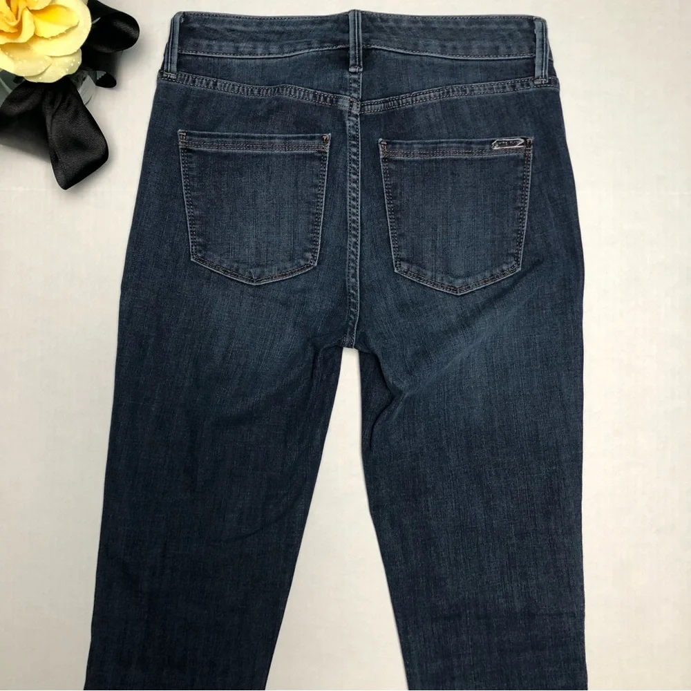 ⭐️NEW⭐️SPARKLES ✨White House Black Market (WHBM) The Skinny Ankle Blue Jeans - Picture 11 of 11